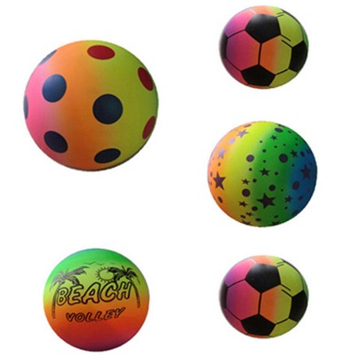 Rainbow  Rubber Ball