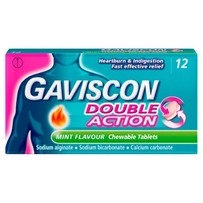 Gaviscon Double Action Chew tabs 12s