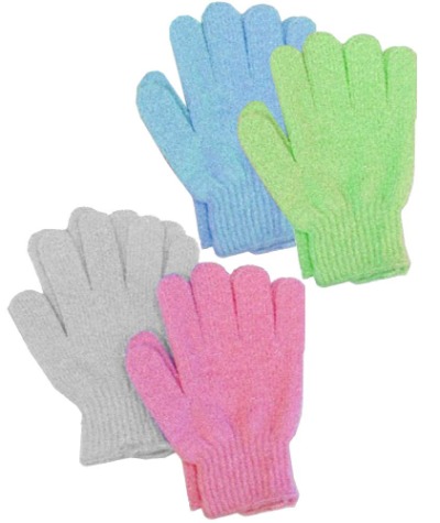 Exfoliating bath Gloves 2s