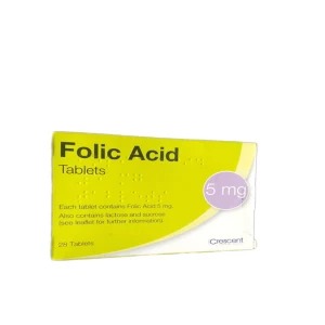 Folic acid 5mg tabs  28s