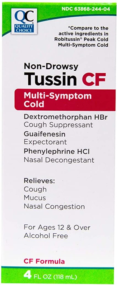 QC Tussin CF Multi-Symptom cold