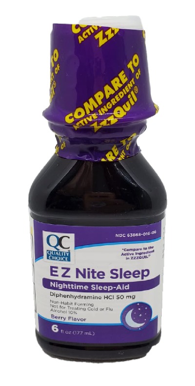 QC EZ Nite Sleep Berry Flavor