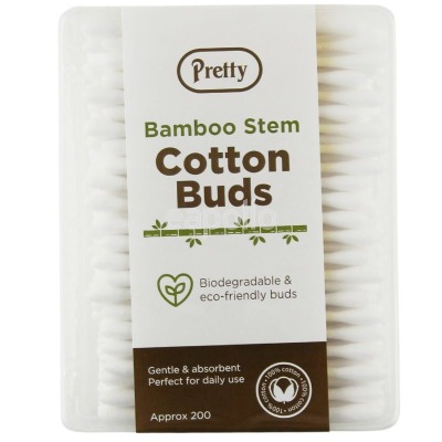Pretty Bamboo Stem Cotton Buds