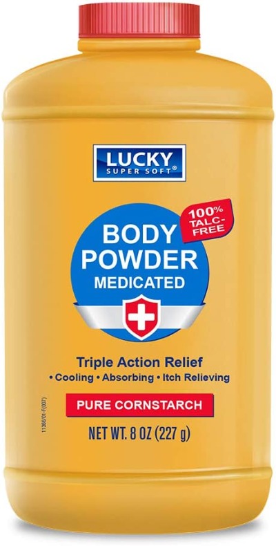 Lucky Medicated body powder 8oz