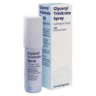 Glyceryl Trinitrate Sublingual Spray 200ddoses