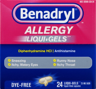 Benadryl LiquiGels 24's