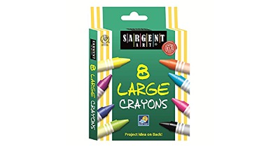 Sargent Art Jumbo wax crayons 8s