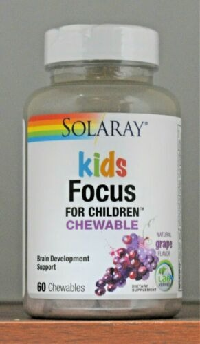 Solaray Kids Focus Chewables 60's