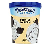 Frosteez Cookies & Cream Ice Cream 1pint