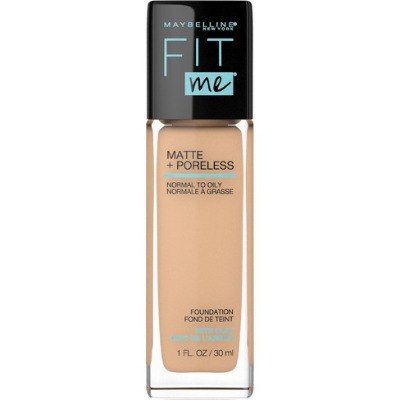 Fit Me Matte & Poreless Warm nude Foundation #128
