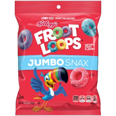 kellogg's Fruit Loops Jumbo Snax