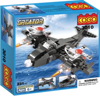 COGO Creative Player Air Fighter 3in1 2310pieces