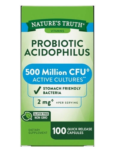 Nature's Truth Probiotic Acidophilus 500million 100's