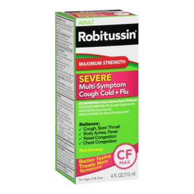 Robitussin Severe M/Symptom Cough & Cold Adult
