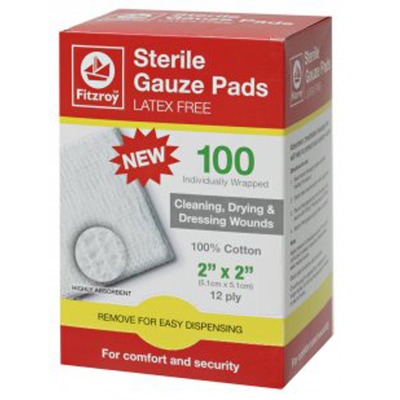 Fitzroy Sterile Gauze Pads 2