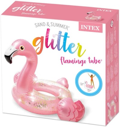 Glitter Flamingo Tube