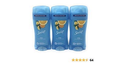 Secret Citrus Antiperspirant 48Hr Invisible Solid