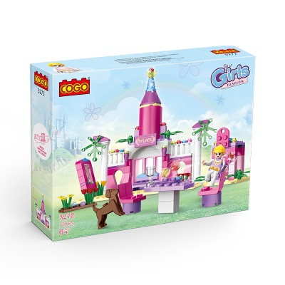 Cogo Girls Fashion Castle blocks 178 pcs