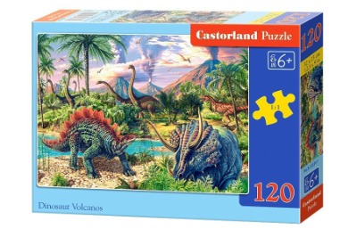 Castorland Puzzle Dinosoar Volcanos 120 pireces