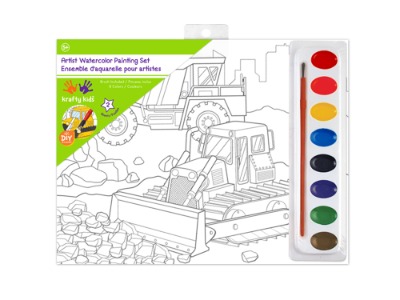 Watercolor Paintin Set Truck
