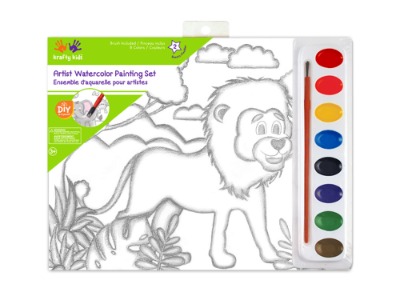 Water Color Painting Set Lion