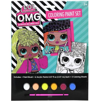 LOL O.M.G Coloring Paint Set