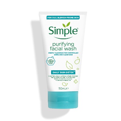 Simple  Daily Skin  Detox Purifying face wash