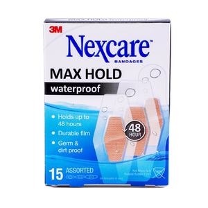 Nexcare Maxhold Waterproof Assorted Plasters 