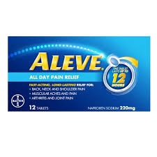 Aleve 220mg tablets 20s