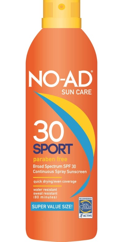 No-Ad Sun care Spf 30  sunscreen spray