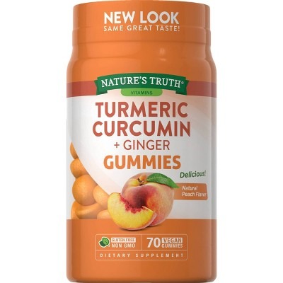 Nature's Truth Tumeric Curcumin + Ginger Gummies 70's