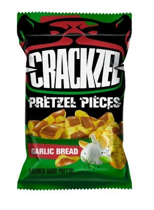 Crackzel Pretzel Pieces Garlic Bread