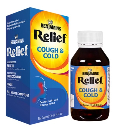 Benjamins Relief Cough & Cold 4oz