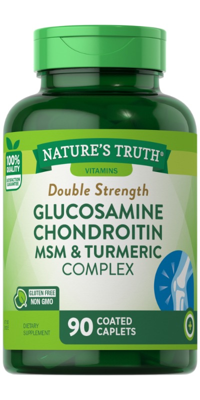 Nature's Truth Glucosamine Chondroitin MSM & Turmeric 60s