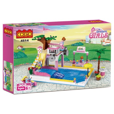 Cogo Girls Swimming Pool 302 pieces