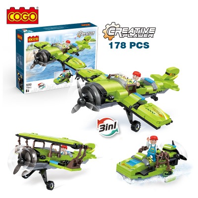 Cogo Creative 3in1 Plane  178 pieces