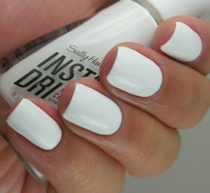 Sally Hansen Insta Dri White on Time nail Lacquer #113