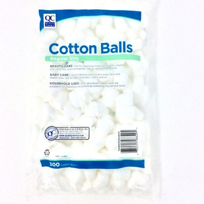 Qc Cooton Balls reglar size 300s