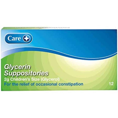 Glycerin Suppositories 12s