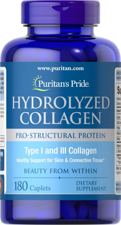 Puritan's Pride Hydrolyzed Collagen Type 1 & 111  180s