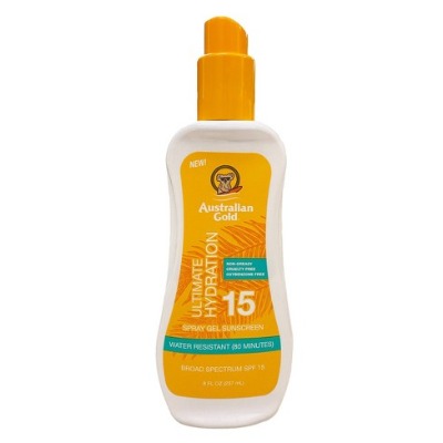 Australian Gold Ultimate Hydration Spray Gel Sunscreen spf15