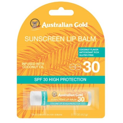 Australian Gold  Sunscreen  Lip Balm Spf 30