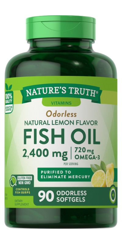 Nature's Truth Fish Oil 2400mg 90s