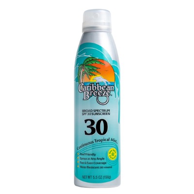Caribbean Breeze Sunscreen Spray Spf 30