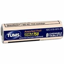 Tums Fruit Flavour 8s