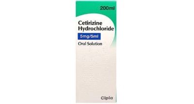 Cetirizine Suspension 5mg/5ml