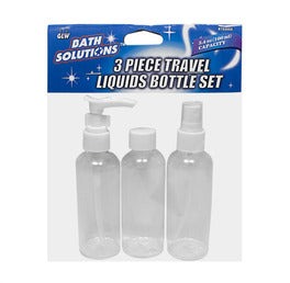 Travel bottle set
