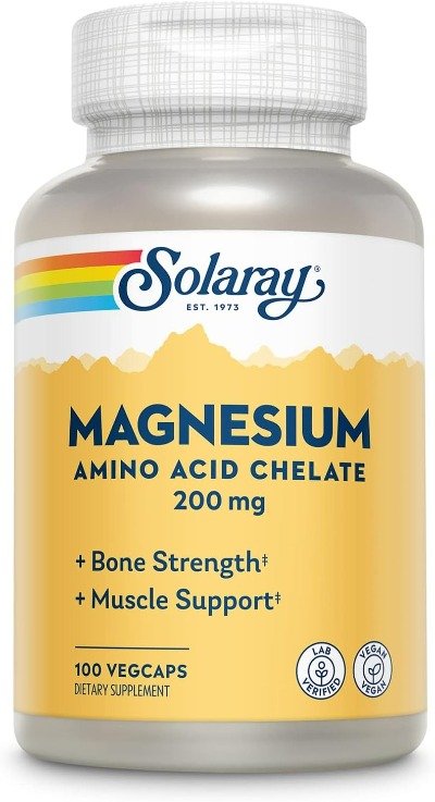 Solaray Magnesium Amino Acid Chelate 200mg