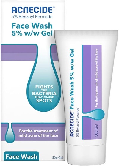 Acnecide Gel wash Benzyl peroxide 5%