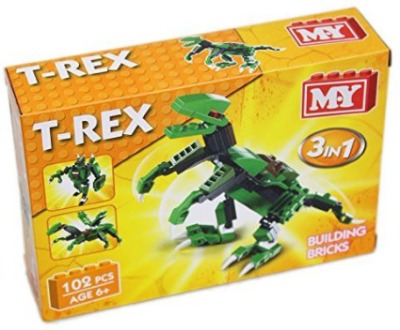 T-Rex building bricks